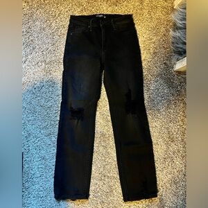 Just Black Denim Cropped Straight leg